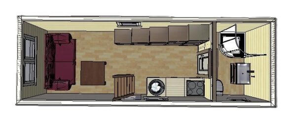 TD Living 73 Mobile einzugsfertig und möbliert – Bild 8